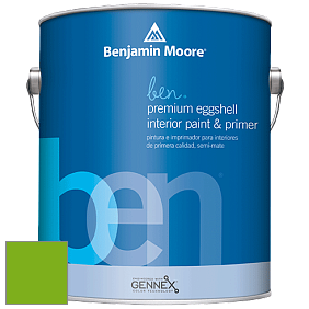 Benjamin Moore Ben W626 Premium Interior Latex Eggshell краска цвет 2031-20 Paradise Green
