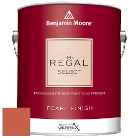 Benjamin Moore 550 Regal Select Waterborne Interior Pearl Finish краска цвет 2169-20 Orange Parrot