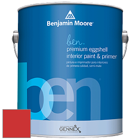 Benjamin Moore Ben W626 Premium Interior Latex Eggshell краска цвет RAL 3028 