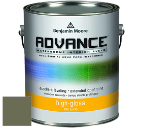 Benjamin Moore 794 Advance Interior Paint-High Gloss глянцевая алкидная эмаль цвет NCS S 6020-G50Y 