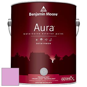 Benjamin Moore Aura 631 Waterborne Exterior Satin Finish краска цвет 2077-50 Pretty Pink
