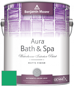 Benjamin Moore Aura 532 Bath & Spa Waterborne Interior Paint Matte Finish краска цвет NCS S 1565-G 