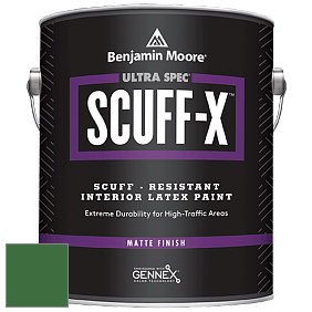 Benjamin Moore 484 Ultra Spec SCUFF-X Interior Matte Finish краска цвет 2035-10 Seaweed