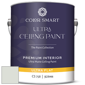 COLOR SMART CS 758 ULTRA CEILING PAINT ультраматовая краска цвет 863 Pearl Gray