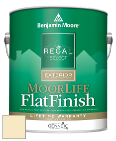 Benjamin Moore W105 Regal Select Exterior Paint-MoorLife Flat Finish краска цвет OC-112 Goldtone