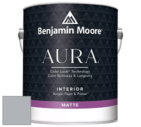 Benjamin Moore Aura 522 Interior Paint - Matte краска цвет 1613 Silent Night