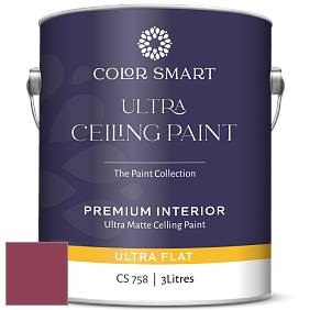 COLOR SMART CS 758 ULTRA CEILING PAINT ультраматовая краска цвет 2078-10 Roseate