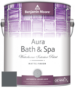 Benjamin Moore Aura 532 Bath & Spa Waterborne Interior Paint Matte Finish краска цвет AF-560 