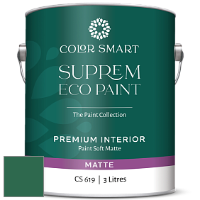 COLOR SMART CS 619 SUPREM ECO PAINT матовая краска цвет 2042-10 True Green