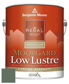 Benjamin Moore W103 Regal Select Exterior Paint-MoorGard Low Lustre Finish краска цвет 637 Gothic Green