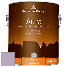 Benjamin Moore Aura 634 Waterborne Exterior Low Lustre Finish краска цвет 2072-50 Lavender Lipstick