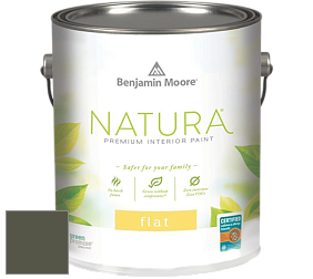 Benjamin Moore 512 Natura Interior Flat Finish матовая краска цвет RAL 7013 