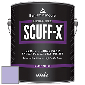 Benjamin Moore 484 Ultra Spec SCUFF-X Interior Matte Finish краска цвет 1396 Heather Plum