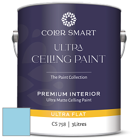COLOR SMART CS 758 ULTRA CEILING PAINT ультраматовая краска цвет 780 Crisp Morning Air