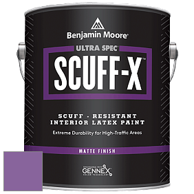 Benjamin Moore 484 Ultra Spec SCUFF-X Interior Matte Finish краска цвет NCS S 3050-R50B 