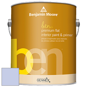 Benjamin Moore Ben W625 Premium Interior Latex Flat краска цвет 2068-60 Purple Lace
