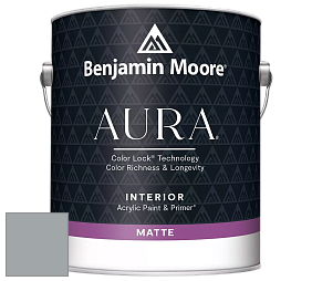 Benjamin Moore Aura 522 Interior Paint - Matte краска цвет 1593 Adagio