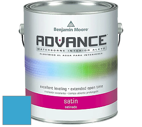 Benjamin Moore 792 Advance Interior Paint-Satin эмаль цвет 790 Bayberry Blue