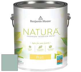 Benjamin Moore 512 Natura Interior Flat Finish матовая краска цвет 689 Rhine River