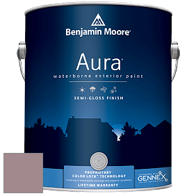 Benjamin Moore Aura 632 Waterborne Exterior Semi-Gloss Finish краска цвет 1251 Mulberry Wine