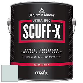 Benjamin Moore 486 Ultra Spec SCUFF-X Interior Satin Finish краска цвет 867 Glacier Lake
