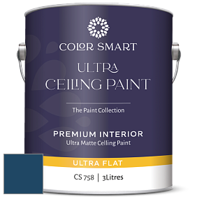 COLOR SMART CS 758 ULTRA CEILING PAINT ультраматовая краска цвет RAL 5001 