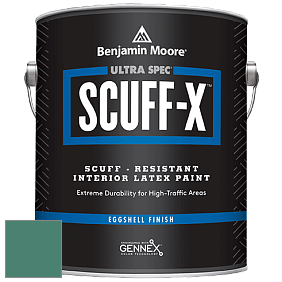 Benjamin Moore 485 Ultra Spec SCUFF-X Interior Eggshell Finish краска цвет 650 Highlands Green