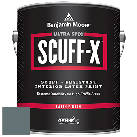 Benjamin Moore 486 Ultra Spec SCUFF-X Interior Satin Finish краска цвет NCS S 6010-B30G 
