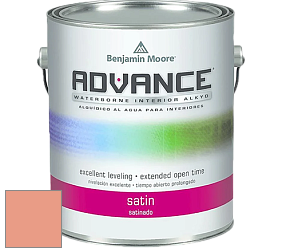 Benjamin Moore 792 Advance Interior Paint-Satin эмаль цвет 2169-40 Peach Cobbler