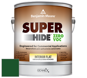 Benjamin Moore 355 Super Hide Zero Voc Interior Flat краска цвет RAL 6035 
