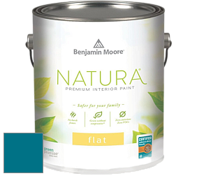 Benjamin Moore 512 Natura Interior Flat Finish матовая краска цвет NCS S 4050-B10G 