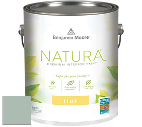 Benjamin Moore 512 Natura Interior Flat Finish матовая краска цвет 703 Catalina Blue