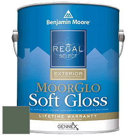 Benjamin Moore W096 Regal Select Exterior Paint-Moor GloSoft Gloss Finish краска цвет 630 Martha's Vineyard