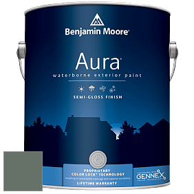 Benjamin Moore Aura 632 Waterborne Exterior Semi-Gloss Finish краска цвет 700 Enchanted Forest