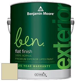 Benjamin Moore Ben 541 Waterborne Exterior Flat Finish краска цвет 527 Warren Acres