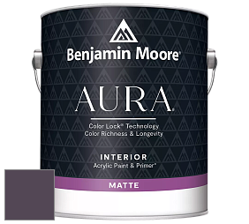 Benjamin Moore Aura 522 Interior Paint - Matte краска цвет 2072-20 Black Raspberry