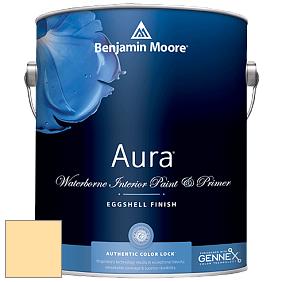 Benjamin Moore Aura 524 Waterborne Interior Eggshell Finish краска цвет 311 Squish-Squash