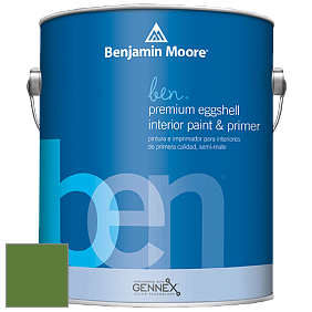 Benjamin Moore Ben W626 Premium Interior Latex Eggshell краска цвет NCS S 3560-G30Y 