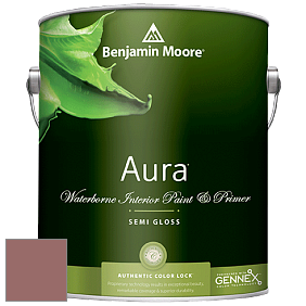 Benjamin Moore Aura 528 Waterborne Interior Semi-gloss Finish краска цвет AF-270 