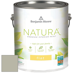 Benjamin Moore 512 Natura Interior Flat Finish матовая краска цвет 1495 October Mist