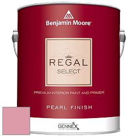 Benjamin Moore 550 Regal Select Waterborne Interior Pearl Finish краска цвет 1340 Pink Ribbon
