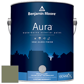 Benjamin Moore Aura 632 Waterborne Exterior Semi-Gloss Finish краска цвет HC-122 BM HC-122