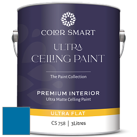 COLOR SMART CS 758 ULTRA CEILING PAINT ультраматовая краска цвет NCS S 3060-R90B 