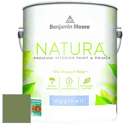 Benjamin Moore 513 Natura Interior Eggshell Finish краска с блеском цвет 546 Courtyard Green