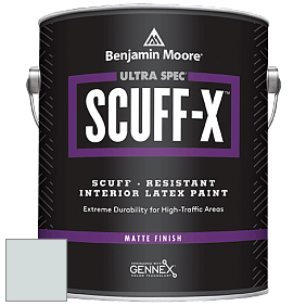 Benjamin Moore 484 Ultra Spec SCUFF-X Interior Matte Finish краска цвет 868 Mountain Mist