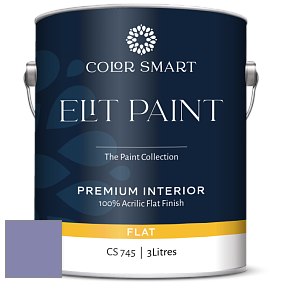 COLOR SMART CS 745 ELIT PAINT глубокоматовая моющаяся краска цвет 1406 Purple Heart