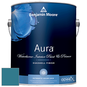 Benjamin Moore Aura 524 Waterborne Interior Eggshell Finish краска цвет NCS S 4040-B10G 