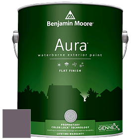 Benjamin Moore Aura 629 Waterborne Exterior Flat Finish краска цвет 2116-30 Cabernet