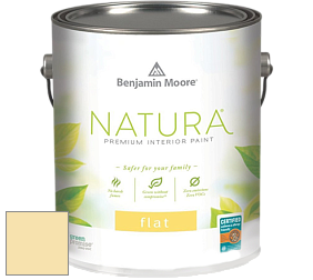 Benjamin Moore 512 Natura Interior Flat Finish матовая краска цвет 346 Yellow Lilies