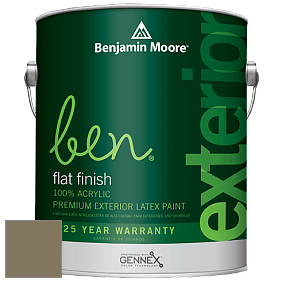 Benjamin Moore Ben 541 Waterborne Exterior Flat Finish краска цвет 511 Pine Grove